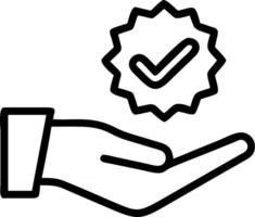 Hand places checkmark on ISO 14001 label representing quality control and certification for environmental management systems EMS Set 3 vector