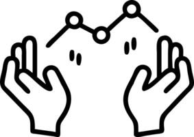 Hand manipulating floating charts graphs and analytics to represent data driven decision making in business strategies Set 2 vector