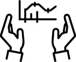 Hand manipulating floating charts graphs and analytics to represent data driven decision making in business strategies vector