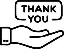 Hand interacting with holographic thank you message interface showing glowing Thank You symbols in empty space Set 4 vector