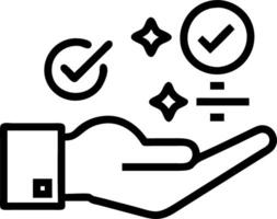 Hand interacting with holographic ISO standards interface showing quality assurance compliance certification icons representing business technology and quality management concepts vector