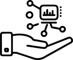 Hand interacting with holographic e learning interface displaying global education learning resources icons in empty space Set 2 vector
