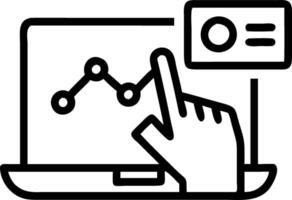 Hand interacting with holographic digital literacy activities with empty space background Set 35 vector