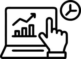 Hand interacting with holographic digital literacy activities with empty space background Set 28 vector