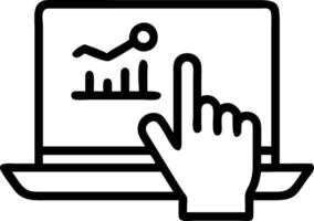 Hand interacting with holographic digital literacy activities with empty space background Set 27 vector