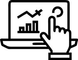 Hand interacting with holographic digital literacy activities with empty space background Set 24 vector