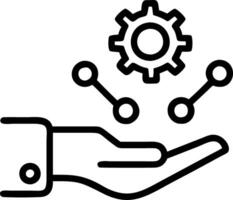 Hand interacting with holographic digital literacy activities with empty space background Set 8 vector