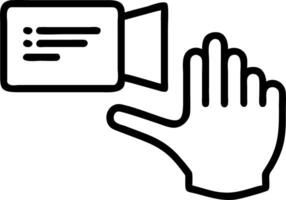 Hand interacting with holographic device showcasing digital literacy in education with empty space background Set 19 vector