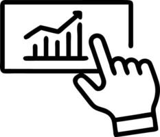 Hand interacting with holographic dashboard displaying economic metrics representing economic indicators in business analysis Set 3 vector