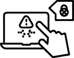 Hand interacting with holographic cybersecurity device showing username password lock icons in empty space Set 7 vector