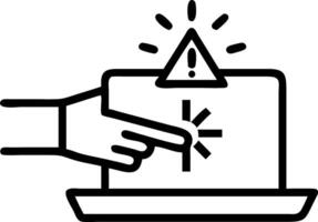 Hand interacting with holographic cybersecurity device showing username password lock icons in empty space Set 4 vector