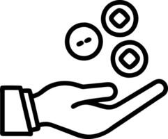 Hand interacting with holographic coins and digital payment icons illustrating smart payment solutions vector