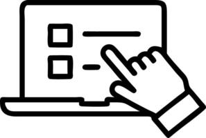 Hand interacting with holographic business ethics device showing integrity accountability teamwork fair practices icons in empty space Set 2 vector