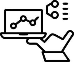 Hand interacting with holographic business ethics device showing integrity accountability teamwork fair practices icons in empty space vector
