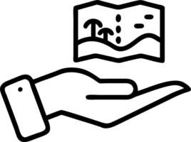 Hand interacting with holographic beach resorts map for family trips with empty space background Set 2 vector
