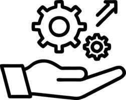 Hand interacting with holographic business ethics device showing integrity accountability teamwork fair practices icons in empty space Set 3 vector