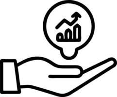 Hand holding holographic self improvement symbol representing growth mindset learning self improvement in empty space background Set 2 vector
