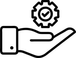 Hand holding holographic quality control magnifying glass over checkmark with certification icons on blue background Set 6 vector