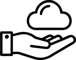Hand holding holographic cost effectiveness icon illustrating ERP software cost effectiveness in cloud based environment minimal background Set 2 vector