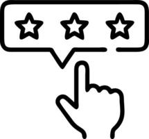Hand giving one star holographic rating on negative customer review interface with dissatisfied emoticons in empty space Set 4 vector