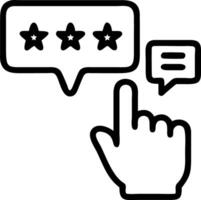 Hand giving one star holographic rating on negative customer review interface with dissatisfied emoticons in empty space Set 2 vector