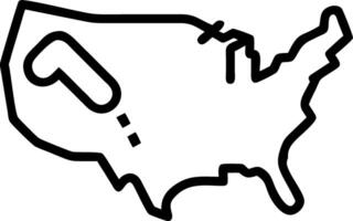Hand exploring holographic USA landmarks map for family trips with empty space background vector