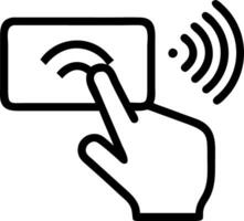 Hand confirming secure online payment on holographic digital interface with verification tick symbol in empty space Set 2 vector