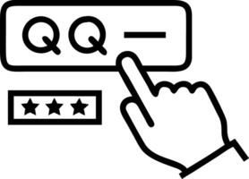 Hand adjusting holographic quality level slider from poor to excellent displaying QC QA symbols symbolizing quality improvement and standardization in business practices in empty s Set 3 vector