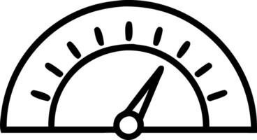 Glowing semicircular gauge labeled with performance metrics such as speed or efficiency illustrating performance gauge in business operations Set 2 vector