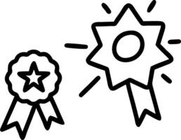 Glowing reward system with badges and loyalty icons illustrating customer loyalty tools Set 2 vector