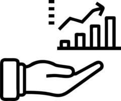 Glowing hand gesture adjusts bar charts comparing assets holographically representing resource allocation and distribution in business vector