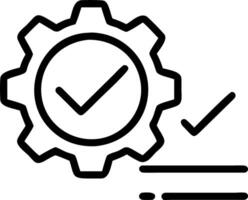 Glowing green checkmark hovering over a holographic task representing risk free approval in a digital workflow vector