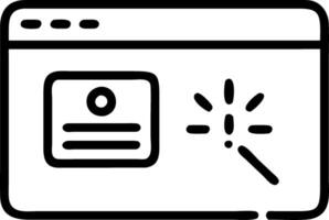Glowing alert icon with red highlights on a digital interface showcasing online threat detection systems vector
