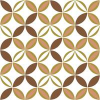 Geometric retro polygon seamless pattern bold colors on white background ideal for home decor Set 2 vector