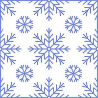 Frosted window pane seamless tile pattern with intricate ice crystals and sparkling snowflakes vector