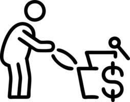 Form budget plan saving money optimizing paychecks cutting trivial buys focusing targets incrementing savings ensuring incremental wealth growth vector