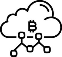 Floating icons of cloud computing AI and blockchain technologies represent digital transformation and technological advancements Set 4 vector