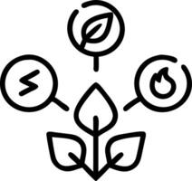 Floating eco icons showcasing environment related KPIs representing sustainability metrics in a digital report vector