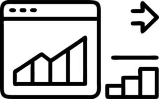 Floating bar graphs and charts showing ad campaign success in a digital ad performance analytics dashboard Set 2 vector