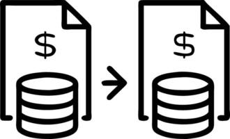 Financial planning stacks of coins and digital spreadsheets displayed in holograms vector