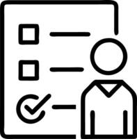 evaluation checklist for projects vector