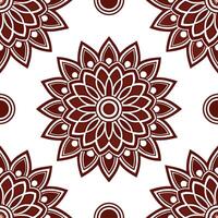 Ethnic patterns seamless design with intricate details and rich colors for a luxurious cultural aesthetic vector