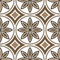 Ethnic patterns seamless design with geometric shapes and earthy tones for a modern organic vibe Set 2 vector
