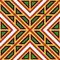 Ethnic graphics seamless pattern with vibrant animal prints and bold geometric shapes for a lively cultural design vector
