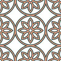 Ethnic graphics seamless pattern with traditional symbols and earthy color schemes for a grounded cultural look Set 11 vector