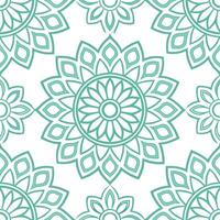 Ethnic graphics seamless pattern with intricate mandala designs and rich color palettes for a detailed cultural look Set 3 vector