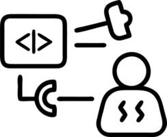 Empowered Creators Low Code Development Tools vector