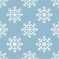 Elegant winter snow seamless pattern with delicate snowflakes and soft blue tones for a refined seasonal design vector