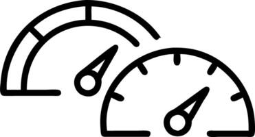 Efficiency meters and performance gauges holographically displaying productivity tracking and operational efficiency vector
