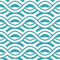 Dynamic summer waves seamless pattern with high energy waves and vibrant colors for lively beach projects vector